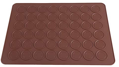 Tapis Macaron, 48 Cavités Tapis De Feuille Moule En Silicone Cuisson Macarons Pour Macaron Maison Pâtisserie Biscuit Bricolage Ustensiles Décoration Outils