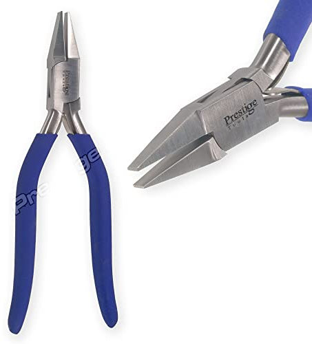 Alicates largos de punta plana con agarre acolchado para hacer joyas, herramientas de pesca con mosca, alicates de punta de aguja, herramientas de arte creativo y pasatiempos PTL®