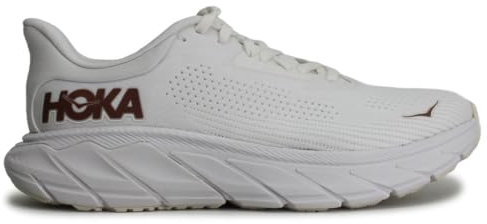 Hoka Women's Arahi 7 Sneaker, Blanc De Blanc/Rose Gold, 4 UK
