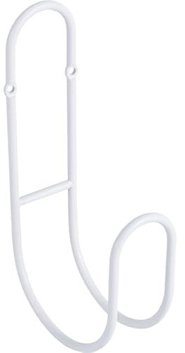 Lunhoo Supporto per tubo da giardino, montaggio a parete, per tubo dell'acqua, da appendere, per tubo da giardino, corde, cortile esterno (bianco)