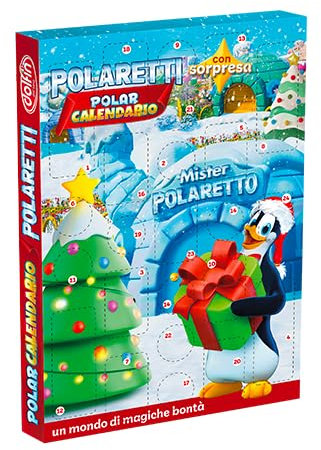 ITDStore ® - Calendario dell'Avvento con sorpresa, dolciumi assortiti, 200g - Caramelle Gommose - Monete di Cioccolato al Latte - Gelatine alla Frutta.In piu' una sorpresa firmata ITDStore ®