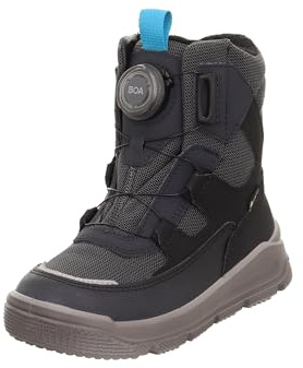 Superfit Mars Warm Gefütterte Gore-Tex, Stivali da Neve, Grigio Nero 2000, 31 EU