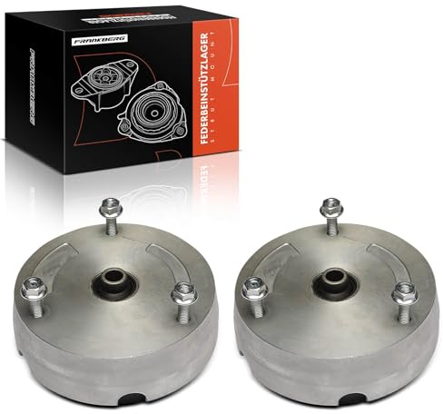 Frankberg 2x Cuscinetto a cupola Cuscinetto di supporto ammortizzatore Anteriore sinistro destro Compatibile con X5 E70 X6 E71 E72 Serie 5 E60 Replace# 31336774738,31336771515