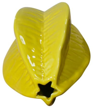 PRETYZOOM Vaso in Forma Carambola Vaso Decorazioni Per Librerie Vasi Estetica Per Arredamento Della Decorazioni Boho Contenitore Per Composizioni Floreali