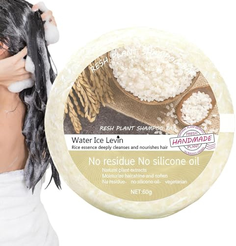 Barra de Champú para el Cabello - 60g Barra De Jabón Capilar Fortalecedora Control De | Champú De Viaje,para Hombres y Mujeres Cuidado Diario del Cuero Cabelludo Limpieza Nutrición Control de Grasa