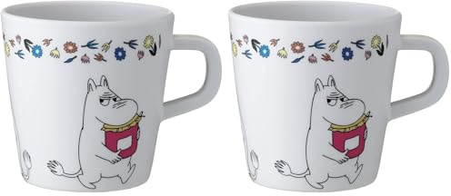 Moomin - Taza pequeña (180 ml) (Paquete de 2)