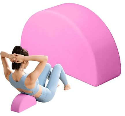 Stretchblock, flexibel halvrund träningsutrustning, träningsblock för kvinnor och yogastenar | för stabilitet, balans, stretching, träning, hem, gym, kontor, inomhus,