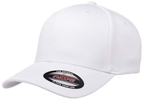 Flexfit Herren Flexfit Herren Athletic Baseball Fitted Cap Verschluss, Weiss/opulenter Garten, L-XL EU