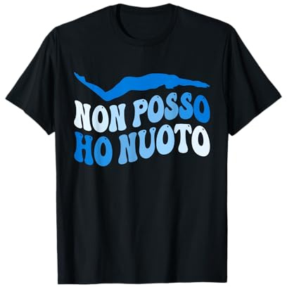 Nuotare Ragazza Bambina Nuotatrice Nuoto Non Posso Ho Nuoto Maglietta