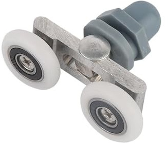 WANGSHAOWEI Rotelle Box Doccia 1 pz 19/23/25/27mm Porta Scorrevole in Vetro Oscillante Doppia Ruota Puleggia Cuscinetto Rulli Ruote for Accessori Cabina Doccia Ricambi Box Doccia Rotelle(27mm)