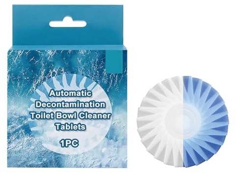 Mnozreo Blocs WC Eau,Toilettes Propres Désodorisant Bleu,Toilettes Propres Désodorisant Bleu,WC Net Energy Bloc Anti-Tartre,Pastilles Désodorisantes et Détartrantes,1PC