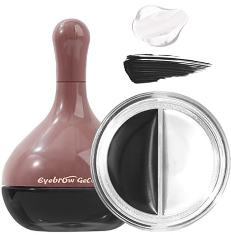 Nanmiyan Gel Pour Sourcils,Maquillage Teinté Longue Tenue | Teinture Crème Anti-Taches - Pour Femmes Débutantes Soirée Voyage Fête Travail Mariage