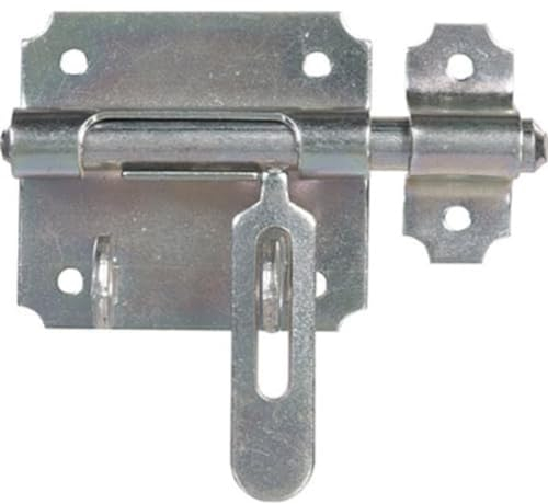 Vachette - Verrou de Box avec Porte-Cadenas 70x80 mm - Sécurité Renforcée - Installation Facile - Acier Durable - Garantie 10 Ans