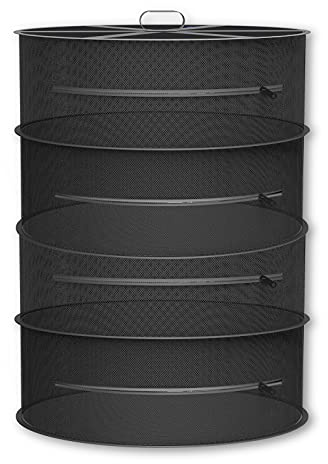 AC Infinity Herb torkställ, 4-lagers hängande nätnät för växter, frön och knoppar, 45 cm diameter passar i odlingstält garderober hydroponik