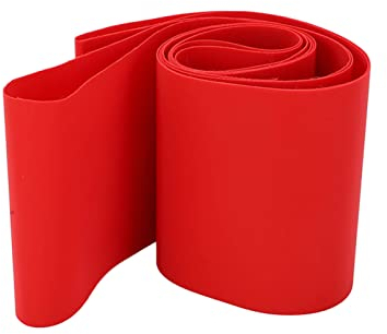 VGEBY Fahrradfelgenstreifen PVC Fahrradfelgenband Innenrohr Pad ZTTO 80mm Fahrradfelgenstreifen Felgenband Fahrradreifen Liner Innenrohr PVC Pannenschutzband für 26 Zoll Reifen(rot)