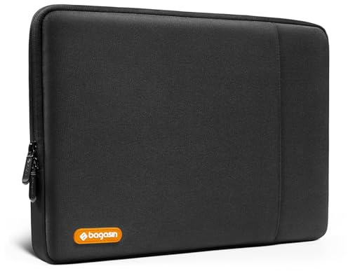bagasin Laptophülle 14–15,3 Zoll Computer Tasche kompatibel mit 15 Zoll MacBook Air M5 (2026), M4/M3/M2 (2025–2023) / Dell XPS 15 Plus, Wasserabweisende Laptop Sleeve Tasche mit Zubehörfach
