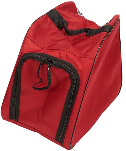Heavy Duty Breathable Boot Bag Case Walking, Hiking, Work or Military Boots Red