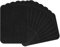 12 Pcs Iron-on Patches Fabric Repair Patches Premium Quality Jean Patches Iron On Patches for Clothes Inside & Outside Strongest Glue Cotton Clothing Patches for Clothing (Black)