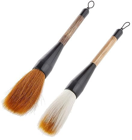 DOITOOL 2 Stück Kalligraphie-pinsel Kalligraphie-zubehör Kalligraphie Schreiben Chinesisch Schreiben Chinesische Kalligrafie Stifte Große Kalligraphie Wolfsschaf