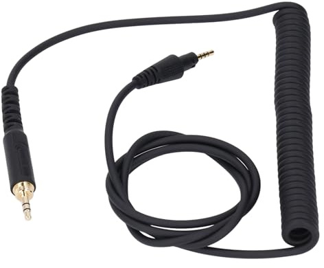 Mtlavishy Auriculares Cable de Sonido Extensión de Resorte Largo Sonido sin pérdidas Ideal para standios de DJ y Uso en el hogar Material de Cobre oxígeno Longitud