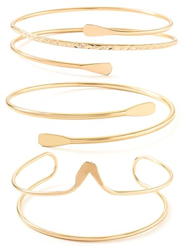LuLiyLdJ 3 Pièces Bracelets Or pour Femme Acier Inoxydable àMaillons Réglables Ensemble Bracelets étanches Bijoux Or pour Femme Chaîne Bracelets pour Femme Bracelet Acier Inoxydable Femme Twist