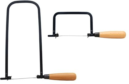 Eclipse Professional Tools ECLSAW2PC Set 2 Pezzi Seghetto a Filo e Seghetto da Traforo – Taglio di Precisione per Legno, Metallo, Plastica, Gioielli e Lavori Creativi