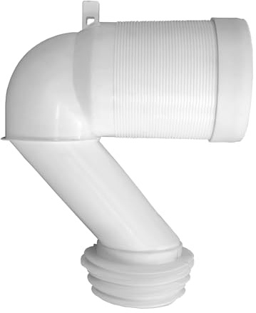 Curva Tecnica Traslata per Scarico WC 110 mm – Raccordo Eccentrico Accorciabile per Sanitari Filo Muro – Ideale per Ristrutturazioni e Scarichi Disassati