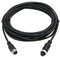 Yeung Qee 4 pin Car Video Extension Cable aviation male to femaler Plug Video and Power Cord Shield AV cable Waterproof and shockproof vehicle video Monitor reversing airline Aviation plug cable (3M)
