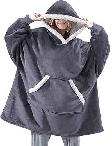 Oversized Hoodie Blanket, Super Soft Cozy Warm Comfortable Giant Hoodie, Huge for Women, Girls, Adults, Men, Boys
