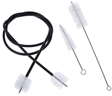 H HILABEE 3 x Mundstückbürste Reinigungsbürste für Blechblasinstrumente Mundstück Trompete Kornett Flügelhorn Waldhorn Euphonium Baritonhorn Tuba usw