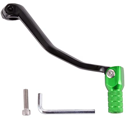 GOOFIT Motorcycle verde Alta Qualità Lega di Alluminio Pedal Pieghevole Leve del cambio Sostituzione per Moto ATV Sump