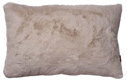 Hugo Frosch Designkissen Kairo mit Öko-Wärmflasche 2,0l – Made in Germany – mit flauschigem Bezug Taupe – große, auslaufsichere & geruchsneutrale Bettflasche