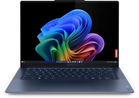 Lenovo Yoga Slim 7 14.5 3K 90Hz OLED Laptop (Snapdragon X Elite 12 Core CPU | 16GB LPDDR5 RAM | 1TB NVMe SSD | Thunderbolt 4 | Adreno Graphics | Windows 11) - Cosmic Blue