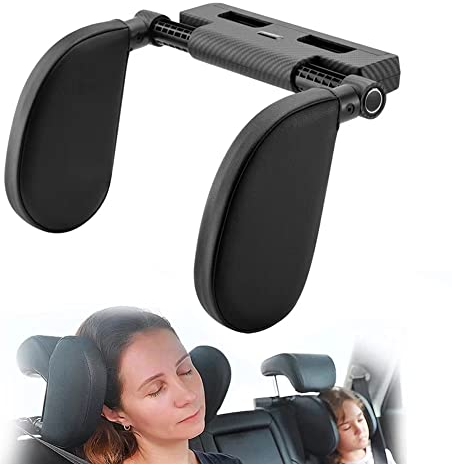Hopeas Reposacabezas Coche Ajustable Almohada del Cuello de Viaje para Asiento de Automóvil para Niño Adulto