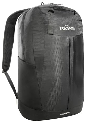 Tatonka Rucksack City Pack 20l - Leichter Daypack aus recycelten Materialien - 20 Liter Volumen (black)