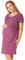 Be Mammy Damen Umstandsnachthemd Schwangerschaft Stillnachthemd mit Knopfleisten BE20-287 (Wein WeißSterne, L)