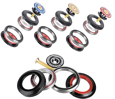 42 52mm Bike Headset Bearing, Tapered to Straight Tube Bike Fork Replacement, Compatible with Bucklos Fork, for Road Bikes and E-Scooters