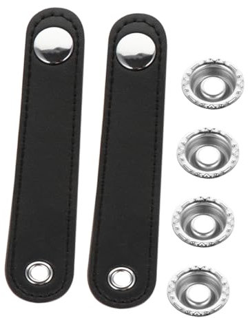 HEATSHAKING 2 Stück Akkordeongurte Aus Leder Mit Schnallenverschluss Universell Für Doppellagige Akkordeonbälge Geeignet Sicherer Halt Und Praktische Ersatz Balgriemen