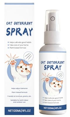 Spray Educador Gatos y Perros,Sprays Repelente Gato,Sprays Antiarañazos Sofa,Spray Ahuyentador para Gatos para Proteger Sofá y Muebles,120ML