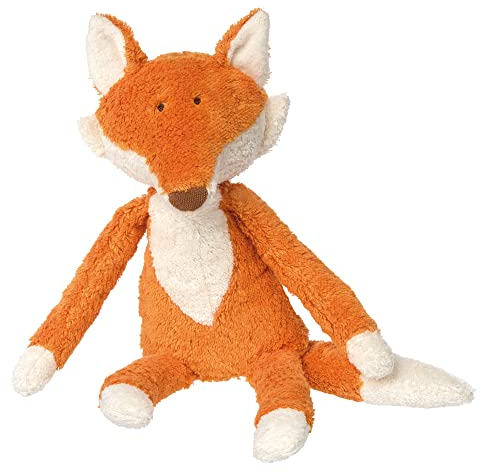 SIGIKID 38781 Kuscheltier Fuchs Green Mädchen und Jungen Babyspielzeug empfohlen ab Geburt orange, STK