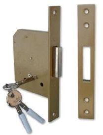 CASC Serratura Infilare Yale 56320 Catenaccio Chiave Spillo Cilindro Croce Incorporato