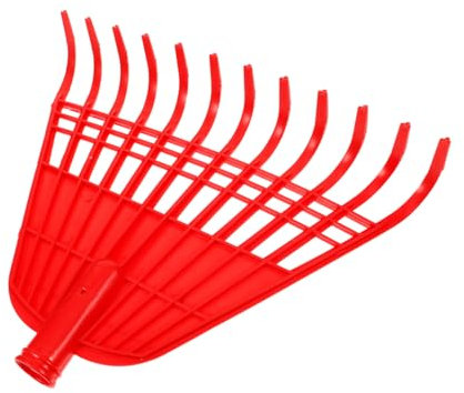 NULYLU Rastrillo De Jardín Cabezal De Plástico De Dientes para Limpiar y Rastrillo De para Arbustos Herramienta De Jardinería