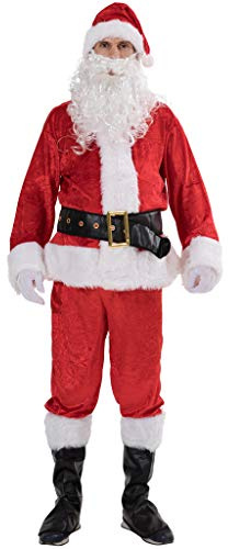 EraSpooky Noël Adulte Costume de Noël par Velours de Luxe