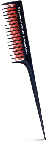 Spornette Little Wonder Rat Tail Comb - Hair Comb for Teasing, Backcombing & Sectioning - Adds Hair Volume to Fine & Thinning Hair - Heat-Resistant, Durable & Portable