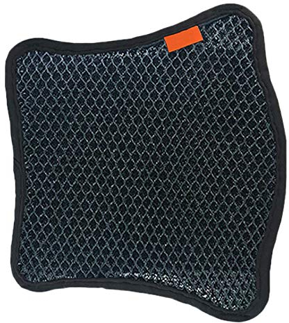 Air Cooling 3D Mesh Motorcycle Seat Pad, Butt Protector, Cool Seat Cover, Breathable, Size M
