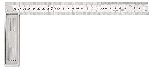 Metal Right Angle Ruler Framing Square L Shape Square Ruler for Carpenter, Engineer, Craftsmen