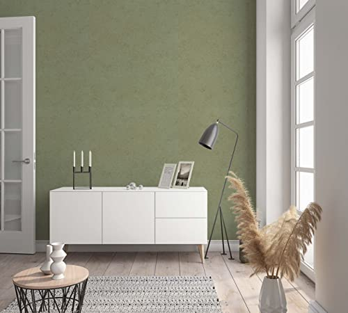 marburg Papier peint non-tissé floral vert pour chambre de mouton salon ou cuisine Qualité supérieure 100% Fabriqué en Allemagne 10,05 x 0,53m