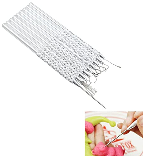 lemgyiamz Herramienta De CeráMica Modelado Escultura - Arcilla Herramientas Set Shaping Tool Piezas AlfareríA AleacióN Aluminio PolíMero Juego Talla Piedra Pintura en Relieve DIY 9 Pcs