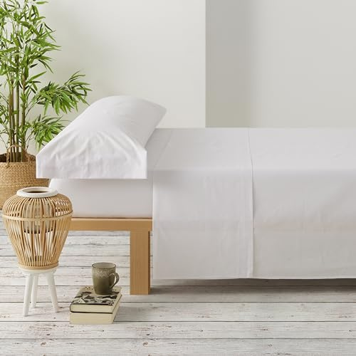 Degrees Home Premium – Juego de Sábanas 105x190 cm 3 Piezas: Sábana Bajera Ajustable, Encimera y Funda de Almohada 105X45 – Microfibra Cepillada, Suave, Oeko-Tex Certificado