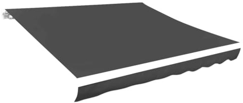 Annlera Tenda Da Sole 450x300 cm Da Balcone Estensibile Da Esterno Parasole Autoportante A Bracci Antracite